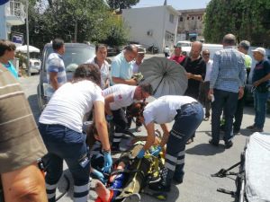 Milas’ta Engelli Vatandaşa Araba Çarptı