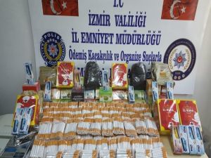İzmir’de Kaçak Tütün Operasyonu