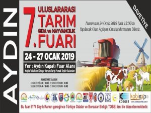 Aydın’da Tarım Fuarı 24 Ocak’ta Açılıyor