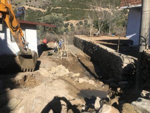 Nazilli Belediyesi İstinat Duvarı Yapım Çalışmalarını Tamamladı