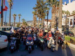 Ömer Günel, Motosiklet Kortejine Katıldı