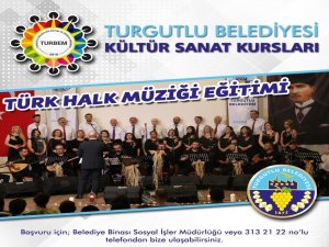 Turgutlu Belediyesi Kültür Sanat Kurslarına Kayıtlar Başladı
