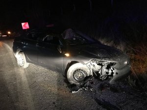 Kontrolden Çıkan Otomobil Defalarca Takla Attı; 1 Yaralı