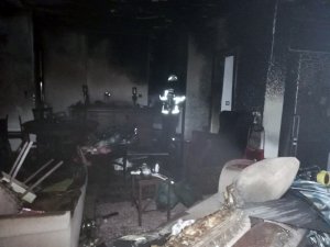 Bodrum’da Ev Yangını