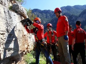 Kayalıklarda Mahsur Kalan Oğlağı Akut Ve Jak Kurtardı