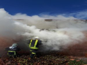 Söke’de Depo Yangını