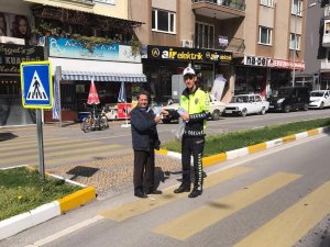 Aydın’da ‘Yaya Öncelikli Trafik’ Bilgilendirmeleri Devam Ediyor