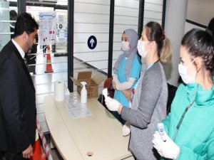 Rektör Aldemir, Adü Hastanesinde Alınan Önlemleri İnceledi