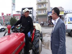 Korona Virüsüne Karşı Traktörlü Destek