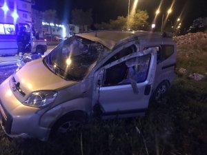 3 Gün Önce Aldığı Otomobiliyle 3 Takla Attı