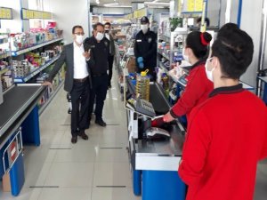 Kaymakam Uçgun Marketlerde İnceleme Yaptı