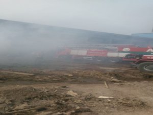 Biyokütle Enerji Santralinde Yangın Çıktı