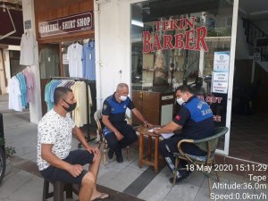 Marmaris’te Berberler Denetlendi