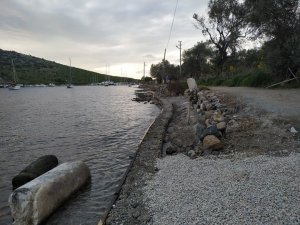 1. Derece Arkeolojik Sit Alanına Duvar Ördü