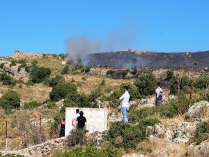 Bodrum’da Korkutan Yangın
