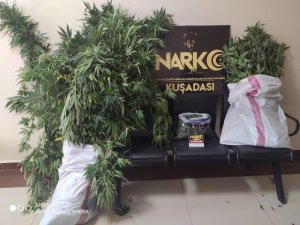 Kuşadası’nda Lüks Villayı Uyuşturucu İmalathanesine Çevirmişler