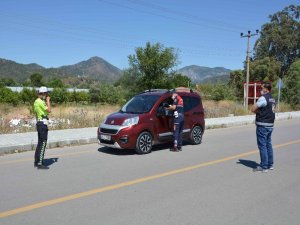 Muğla’da Jandarma Ve Polis Ekiplerinden Ortak Denetim