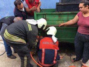 Üzüm Eleme Makinesine Düşen Çocuk Kurtarıldı