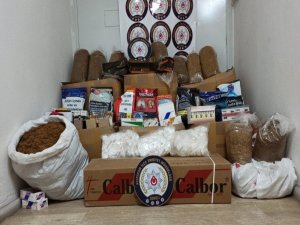 Denizli’de 687 Kilogram Kaçak Tütün Ele Geçirildi