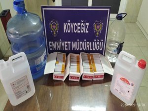 Sahte Alkol Üretilip Satılan Adrese Polis Baskını