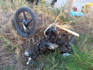 Manisa’da Direğe Çarpan Motosiklet Sürücüsü Hayatını Kaybetti