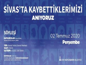 İzmir’de 2 Temmuz İçin Anma Programı