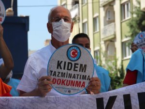 Aydın’da Sendikalardan ‘Kıdem Tazminatına Dokunma’ Eylemi