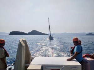 Sürüklenen Tekne Kurtarıldı