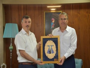 Başsavcı Çiçekli Başkan Çerçi İle Vedalaştı