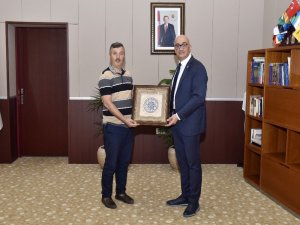 Başsavcısı Çiçekli’den Rektör Ataç’a Veda Ziyareti