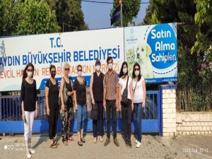 İyi Partili Yöneticilerden Sokak Hayvanları Rehabilitasyon Merkezi’ne Ziyaret