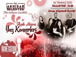 Akhisar ’Açık Hava Yaz Konserleri’ Başlıyor