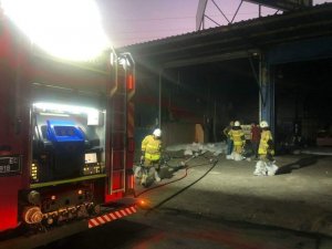 İzmir’de Oto Tamir Atölyesinde Patlama Paniği