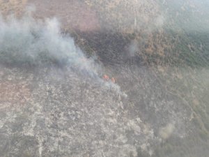 İzmir’de Makilik Alanda Çıkan Yangın Kontrol Altında