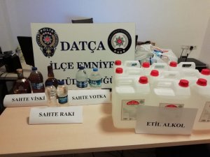 Motosiklette Sahte İçki Bulunduran Şahıs Gözaltına Alındı