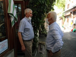 Başkan Gürün’den Arastada Esnafına Ziyaret