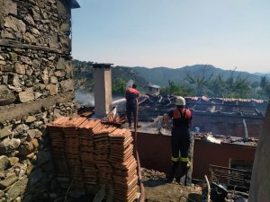 Dalaman’da Ev Yangını