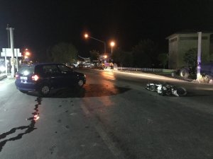 Kuşadası’nda Motosiklet Kazası; 1 Yaralı