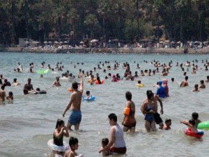 Denizde Yüzecek Yer Kalmayınca Azmak’ta Yüzdüler