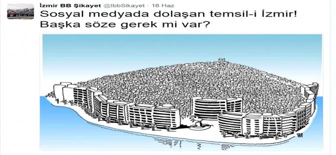 İzmir'i karıştıran karikatür