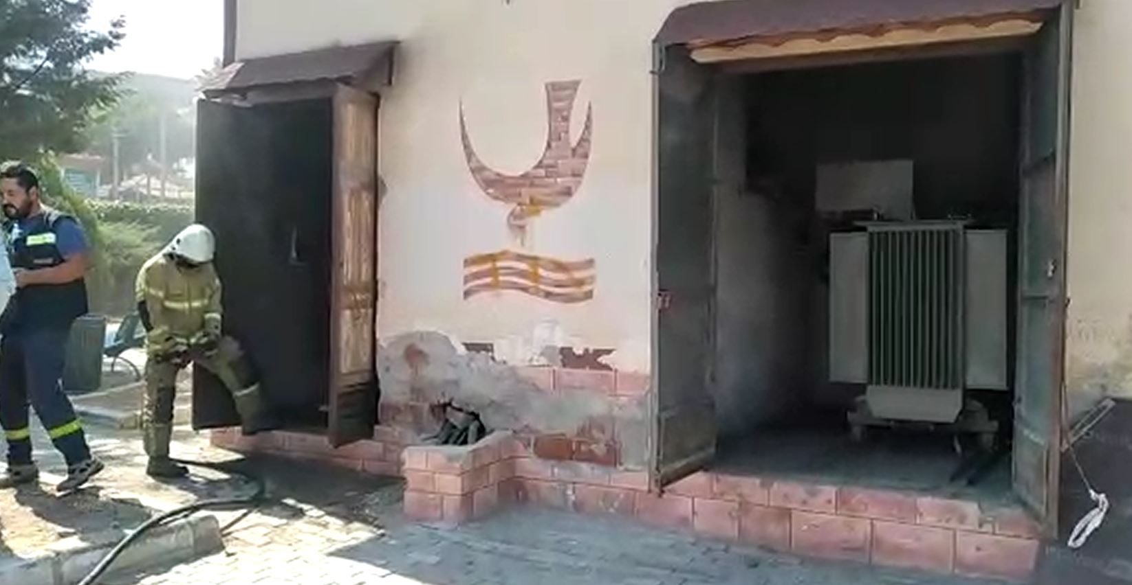 Aliağa'da Trafo Yangını