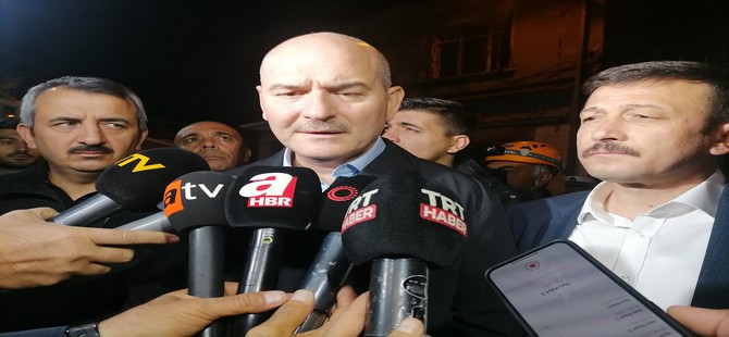 Bakan Soylu'dan deprem açıklaması