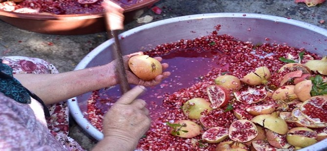 Nar ekşisinin zahmetli yolculuğu başladı