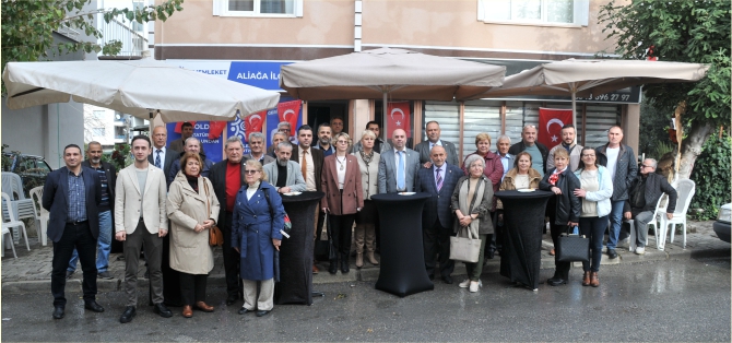 Memleket Partisi  Aliağa İlçe Teşkilatı Yeni Hizmet Binasını Açtı