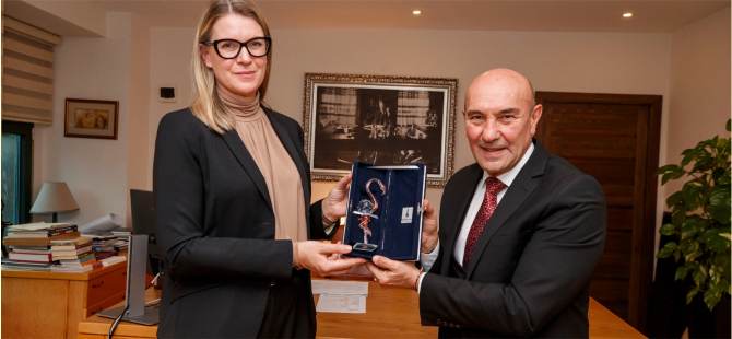 Başkan Tunç Soyer İsveç heyetini ağırladı