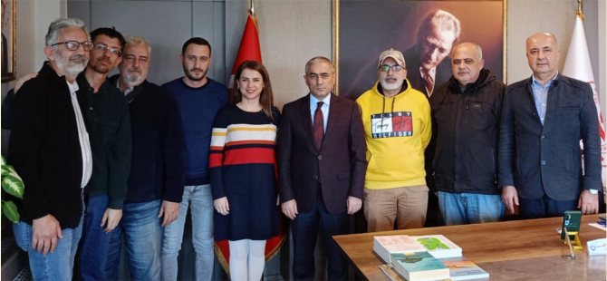 Yerel Basın'dan Kaymakam'a Ziyaret