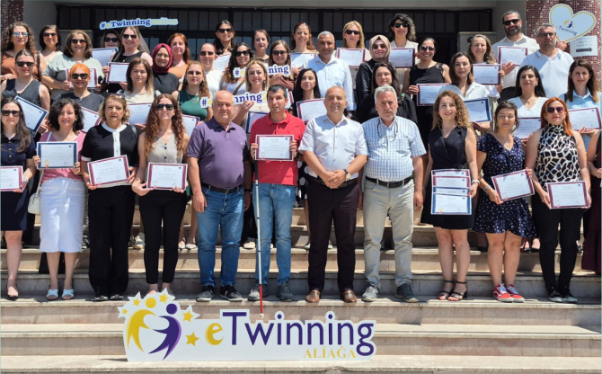 Aliağa’da eTwinning Kalite Etiketi Töreni Gerçekleştirildi