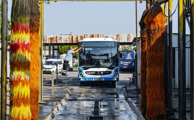 ESHOT’tan bin 100 hanenin kullandığı kadar su tasarrufu