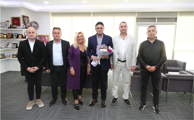 Başkan Acar'a Teşekkür Ziyareti