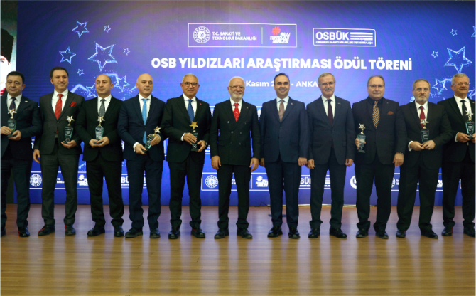 İAOSB, OSB Yıldızları Araştırması’nda Türkiye 4’üncüsü Oldu
